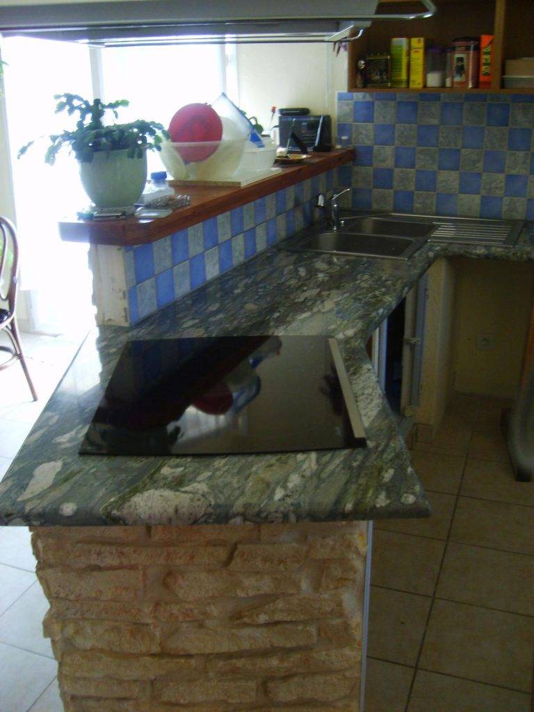 Meuble cuisine marbre