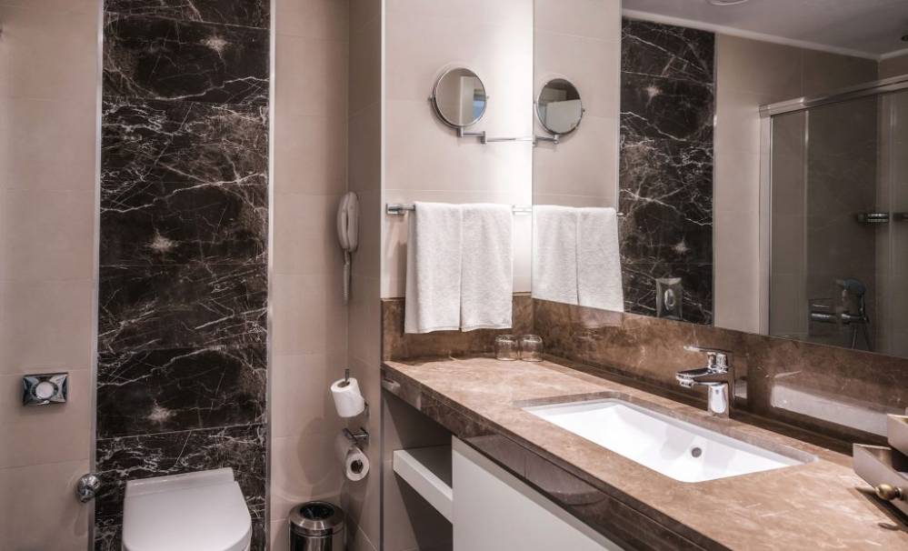 Salle de bain marbre